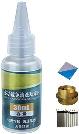 Flux pour acier inoxydable - Outil de soudage rapide, flux pour tôles galvanisées, flux multifonctionnel et sûr pour tôles galvanisées et nickelées, outil de collage efficace, pâte à souder pour acier