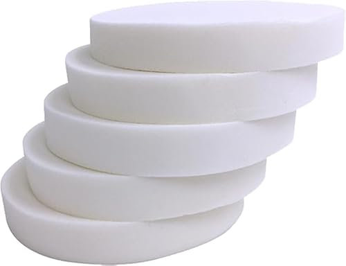 Anpassbares rundes Schaumstoffkissen, 30/40/50/60 cm, 45D Sofa-Ersatzschaum, ideal für DIY-Projekte, Sitzkissen, Fenstersitze, 7 cm dick, perfekt für Komfort und Unterstützung