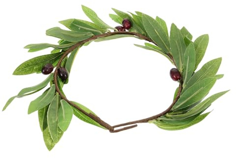 HEALEEP Künstliches Olivenblatt Stirnband Leichtes Haar Accessoire Für Braut Party Fotoshooting Kopfzierde