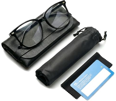 Barpre Blue Light Blocking Glasses for Men & Women – Lightweight Computer & Gaming Glasses with Anti-Glare, Blue Light Filter for Eye Strain & Headache Relief – Modern Style