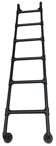 ZENSTYW Escaleras De Pared para Interiores Y Exteriores,Escalera De Escalada Universa,Escalera De Ático De Escape De Emergencia,para Ático,Dormitorio, Cubierta(185cm/6.1ft)