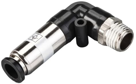 CVPL8mm-1/2 BSP männlich Einweg-Rückschlagventil mit Winkelstück, pneumatisches Rückschlagventil, One-Touch-Schnellverschraubung