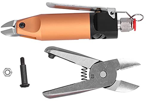 Tijeras neumáticas HS5 F1 Mini cizallas neumáticas de acero de aleación Potencia de corte 390N para resina Plástico duro Goma suave Herramientas de corte oblicuas Grado