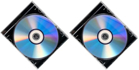 Mikinona Discos DVD Vírgenes Grabables 2 Unidades con Estuche CD de Datos en para Música y Grabaciones Telefónicas Compatible con Grabadoras DVD/CD Almacenamiento Seguro y Sonido