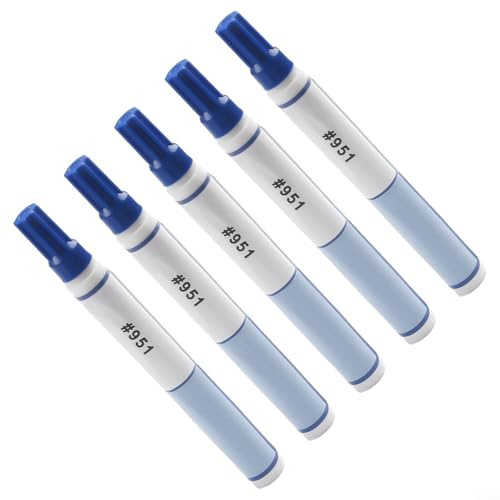 Confezione da cinque penne flux professionali per saldatura, 10 ml, strumenti essenziali nel settore della manutenzione elettronica