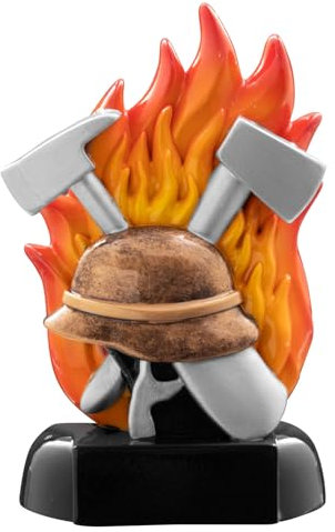 RaRu Sehr schöner Feuerwehr-Pokal mit Gravur (39777)