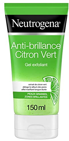 Neutrogena Synligt klar ansiktsrengöring, hudbildförfinande peeling, mattande, med citrusextrakt, 150 ml