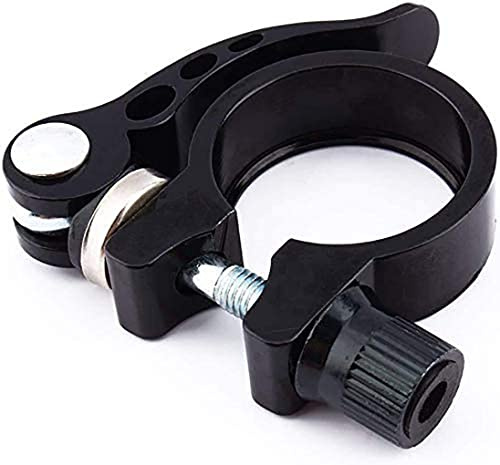 Enkarl Bike Seat Post Clamp, 2 Styles of Aluminium Alloy Seatpost Collar Fit for 25.4/27.2/30.8/31.6mm Bicycle Seat Post