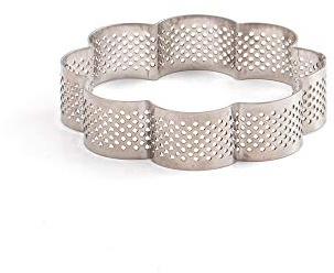 Decora 0064080 BLUETE PERFORIERTER EDELSTAHL BACKRAHMEN 9 X 9 X 2 H CM, Grau