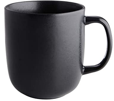 BUTLERS Tasse mit Henkel 400ml Steinzeug -CASA NOVA- Teetasse Kaffeetasse Kakaotasse Cappuccinotasse in modernem, minimalistischem Design | Spülmaschinen- und mikrowellenfest