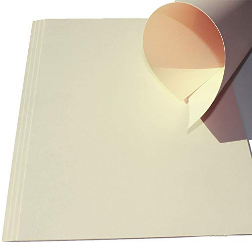 Top Lamination Laminiertechnik 10 Blatt DIN A2 240g/m² Elfenbein 420x594 mm Bastel-Papier Tonkarton bedruckbar Poster Plakate Farbkarton Cardstock