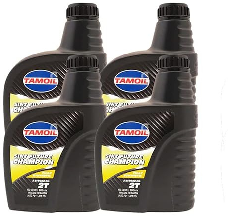 Tamoil Sint Future Champion 2T 4 LITRI Olio motore a 2 tempi alte prestazioni Totalmente Sintetico