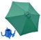 Bekasa Housse de rechange pour parasol de 3 m, 8 baleines, avec sangles et support, protection UV, housse de rechange pour parasol coupe-vent