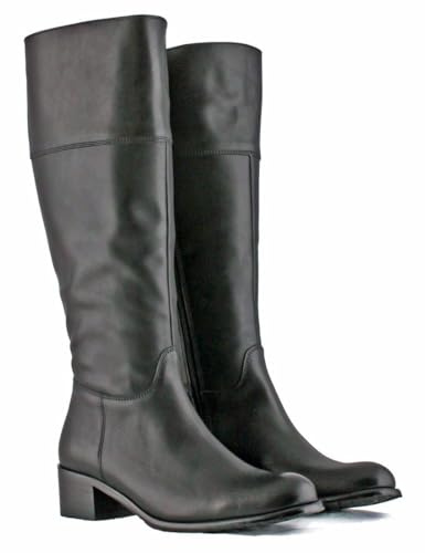 Jilsen Bottes Mollets Larges Anna | XL Tour de Mollet 44 | Noir | Talon 4 | Pointure 42 | Tige Large