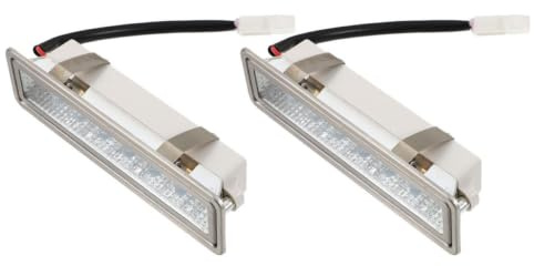 ANDRESLAD 2Pcs LED Range Hood Light Bulbs | cool light, replacement for integrated stoves & cookers, rectangle shape, easy install, fits most kitchen vent hoods