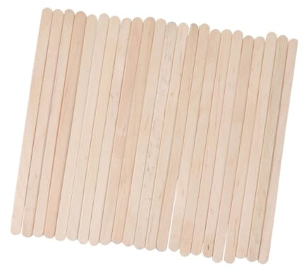 Mikinona 100stücke Wachsspatel Aus Holz Einweg-haarwachs-stick Für Wachsen Und Haarentfernung Geeignet Für Heißwachs Und Streifenwachs