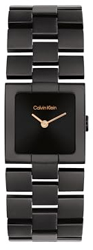 Calvin Klein Orologio Con Movimento Al Quarzo A Due Lancette da Donna Collezione CK MERIDIAN con Cinturino in Acciaio Inossidabile Nero - 25100091