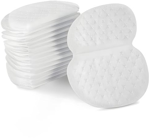 DGMI 110 Pièces Coton Patch Anti Transpiration,Invisibles Sous les Aisselles,Confortable Jetables Protège Aisselles Pour Homme et Femme