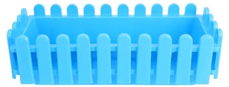 TOYANDONA Maceta Jardinera De Ventana Rectangular Azul 50,5x16,5x18,5 Cm para Exterior e Interior Maceta Grande para Balcón Versátil y Ahorra Espacio