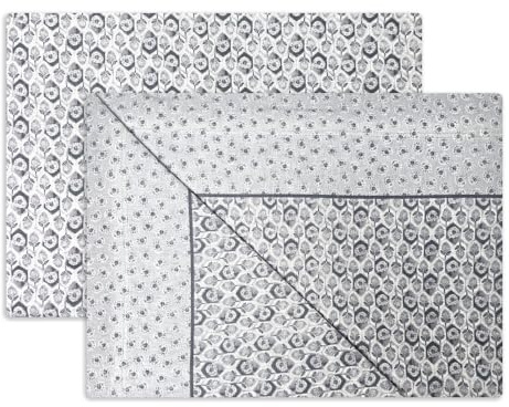 Vionara Home Completo Lenzuola in Flanella di Puro Cotone, Matrimoniale, Anti-pilling, Completo Letto Invernale in Morbido Caldo Cotone, Made in Italy (F124 - Grigio)