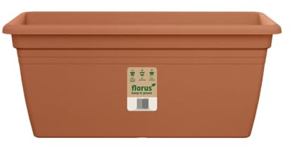 Elho Blumenkasten Florus Mediterran Terrace Trough 80 Terra L 78,0 B 37,5 H 33,0 L 60