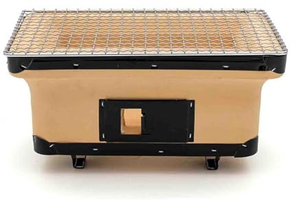 Parrilla de carbón de arcilla japonesa, horno portátil para barbacoa al aire libre para auténtica cocina coreana