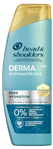 Head & Shoulders DermaXPro Pure Hydration Anti-Schuppen Shampoo 250ml | für Trockene und Empfindliche Kopfhaut, Frei von Sulfatierten Tensiden, Silikonen und Farbstoffen, mit Ceramid-Komplex
