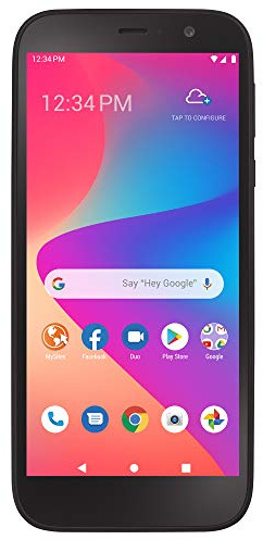 total wireless Blu View 2 4G LTE Prepaid Smartphone (Locked) - Black - 32GB - Sim Card Included - CDMA