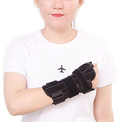 WILLQ Handgelenkschiene Inkl Handgelenkbandage Ideal Für Karpaltunnelsyndrom Verstauchungen Sehnenscheidenentzündung Arthritis Schmerzlinderung Handbandage Für Links Rechts Hand,Right Hand,Medium