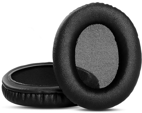 ACCOUTA Premiuma Ersättningskuddar Kompatibla med Philips PH805 TAPH805BK PH802 TAPH802BK H8506 TAH8506BK Hörlurar Öronkuddar av Mjukare Proteinsläder och Minnesskum
