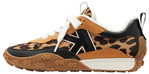 Kate Spade New York Women's K as in Kate Runner Sneaker, Brown Multi Leopard, 2 UK