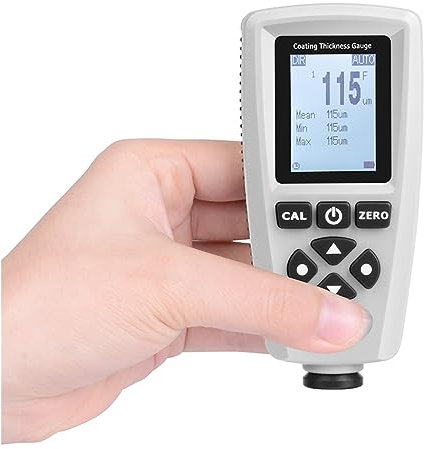 Farbdickenmessgerät, 0-2000um Digitales Auto-Beschichtungsdickenmessgerät AUTO-Lackiertester F&NF LCD-Beschichtungsdickenmessgerät,für verbesserte Lesbarkeit