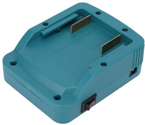 Eujgoov Chargeur de Téléphone sans Fil de Batterie Li ION 15W, Adaptateur de Chargeur USB, Adaptateur de Conversion de Batterie pour Metabo 625367000 321000480 BS18LT SSD18LT SSW18LT