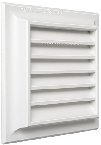 Die Belüftung g1r1414b-y Gitter Kunststoff Quadra-überlappende, weiß, 140 x 140 mm