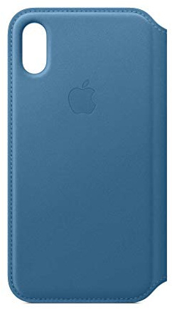 Apple Funda Leather Folio (para el iPhone XS) - Azul cabo