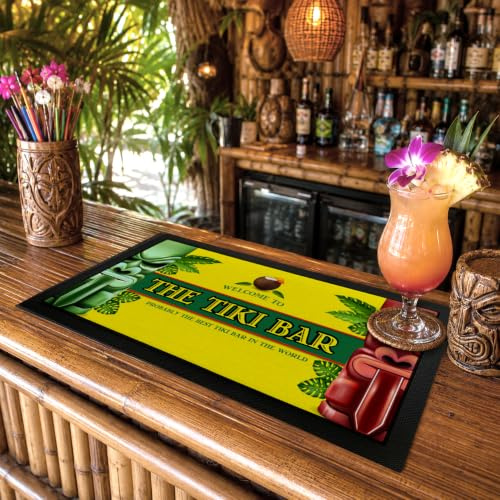 Tiki Tapis de couloir personnalisé Jaune