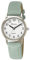 Ravel - Women's Pastel Coloured Everyday Watch (36mm case) - Analogue Quartz - R0137.11.1 - Green/Silver Tone