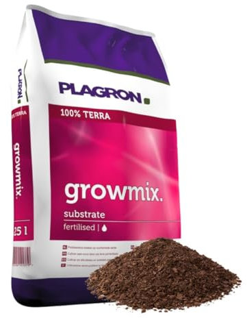 Weedness Plagron Growmix 50 Liter mit Perlite - Blumenerde Grow Balkon-Pflanzen Pflanzerde Gartenerde Tomatenerde