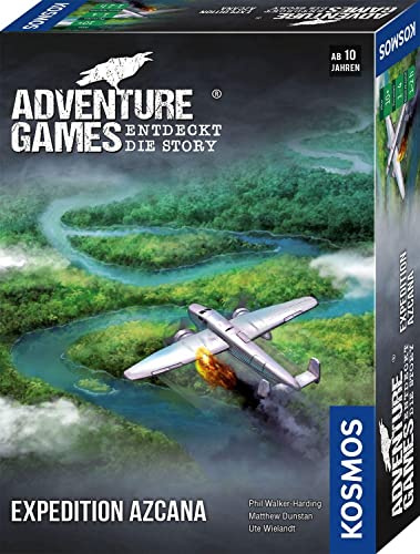 Kosmos 682842 Adventure Games – Expedition Azcana, upptäcker historien, spännande äventyrsspel, kooperativt brädspel från 10 år för 1 till 4 personer