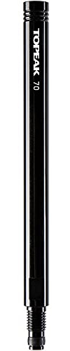 Topeak Valve Extender Pumpen-Zubehör Set 2-teiliger aus Aluminium in der Farbe Schwarz Kompatibilität: für Hochprofil-Clincher- und Hochprofil-Tubular-Felgen Länge: 7 cm, 15712018