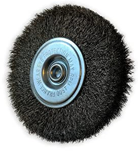 Lot de 3 brosses rotatives circulaires métalliques sur tige Ø 100 mm | Fil inox souple Ø 0,20 mm | Epaisseur 18 mm | 3 rangs | Pour perceuse ou visseuse à mandrin | Kibros 26100IV18x3