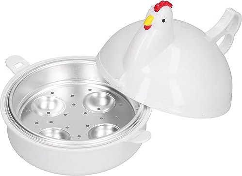 Olla de Huevos en Forma de Pollo para Microondas - Cocina Mini Electrodomésticos Herramienta para el Hogar Caliente