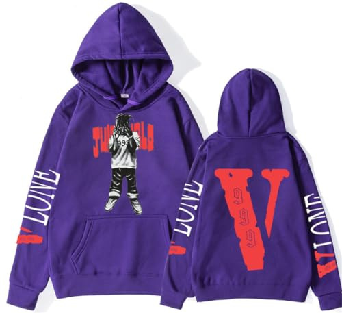 Silver Basic Rapper J-W&V Hoodie Donna Uomo Felpe con Cappuccio Hip Hop Papper Stampato Oversize Harajuku Tops
