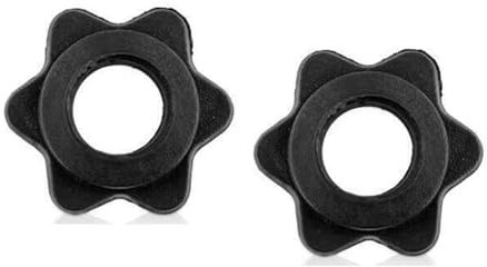 Gewichtskontrollmutter-Spinlock-Kragen for Kurzhanteln halten Ihre Hantelscheiben sicher mit diesen langlebigen Spin-Lock-Mutter-Clips for Langhantelstangen (Color : Black)