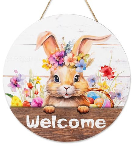 Türkranz Ostern Osterkranz Haustür Türdeko - Walasis Osterdeko Modern Tür Willkommen Deko Osterdekoration Oster Außen Dekorationen