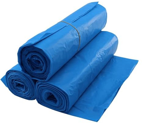 KURTT - Sac poubelle - 120 litres - LDPE - Bleu - Nettoyage - Hygiène - Sacs - Sac - Sacs - Sacs à ordures - Déchets - Pack économique - 250 pièces