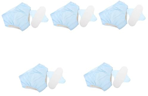 minkissy 5 Stück Ältere Unterwäsche Wiederverwendbare Urinal Waschbar Auslaufsicher Waschbar Windel Urinal Für Krankenhauswindeln Auslaufsicher