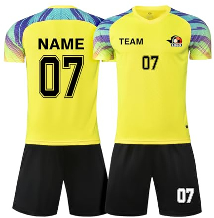 LAIFU Personalisierbares Fußballtrikot für Erwachsene Personalisierter Name Nummer Logo Benutzerdefinierte Kindertrikot Atmungsaktives Fußball-Trikotsätze