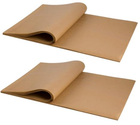 Amosfun Antihaft-pergamentpapierblätter Ungebleichtes Backpapier Für Luftfritteusen Küchenpergamentpapier Dekoratives Papier Hitzebeständig 100 Stück
