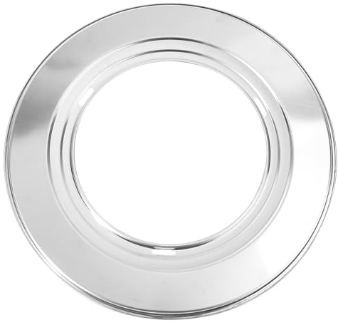 BESTonZON Edelstahl Dampfkorb-Ring-Adapter 11.22In Rundes Dampfringgestell Mit Wasserschale Für Dampfgarer Zum Dämpfen Von Bao-Brötchen Knödeln Und Dim Sum Küchenzubehör